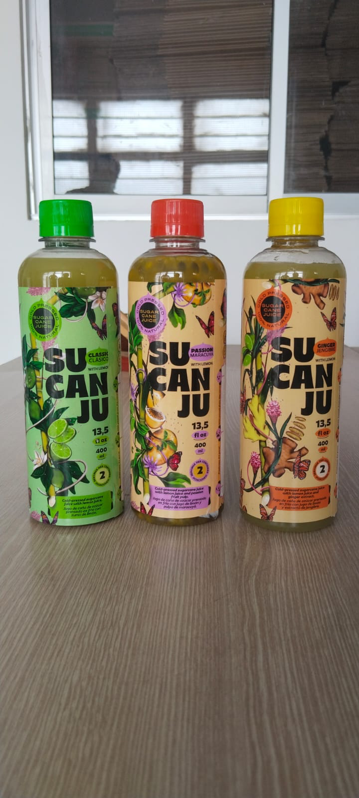 SUCANJU Bottled Sugarcane Juice – Classic, Passion, Ginger